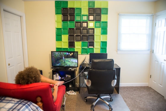 Minecraft wall art, DIY minecraft, minecraft creeper