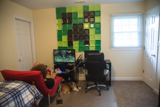 Minecraft wall art, DIY minecraft, minecraft creeper